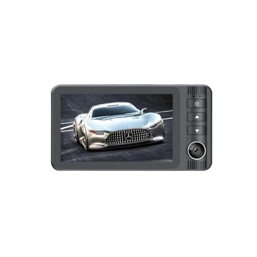 Vanci 3 Lens Front & Inside & Rear Vehicle Driving Recorder G-sensor 3.0' Display Car Dash Camera