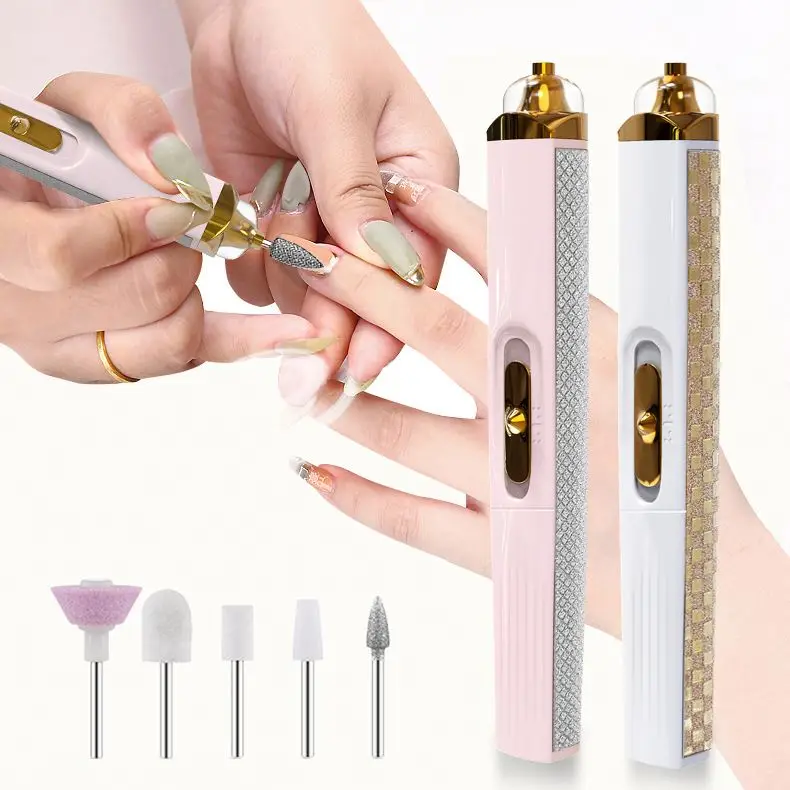 Mini Portable electric pet nail polisher for nails Drill Manicure Grinder Sander Pedicure pen Art Tools Kit
