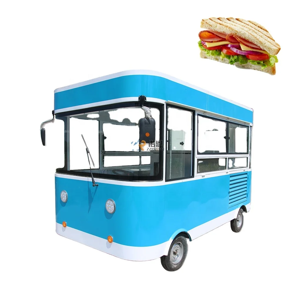 CE Doner Kebab Electric Truck Hotdog Motor Mobile Food Carts US Standard for Sale