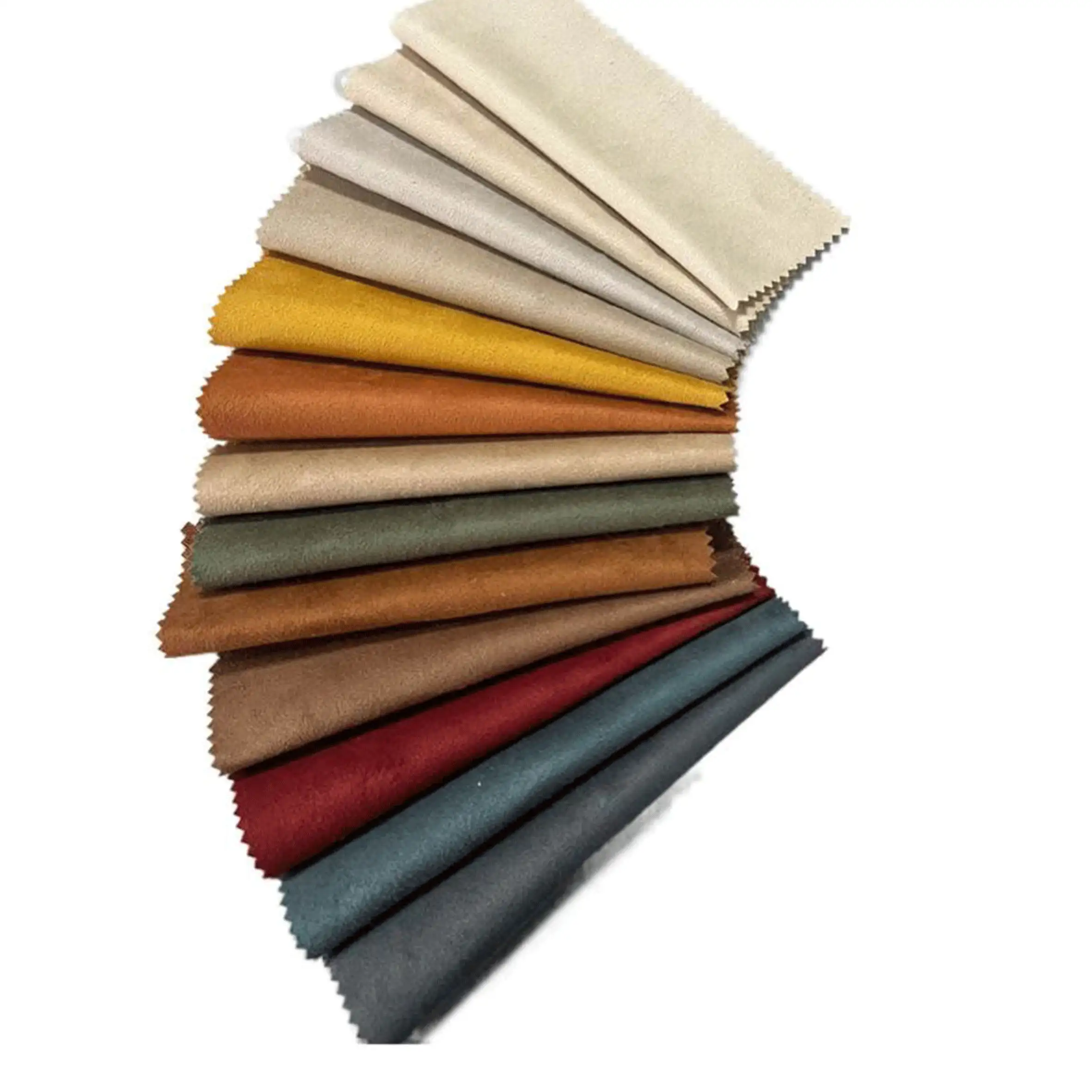 Langsum # ZEN #Suede Fabric for Garment for Furniture  100% polyester  fur Brushed Fabric High Quality  spandex fabrics
