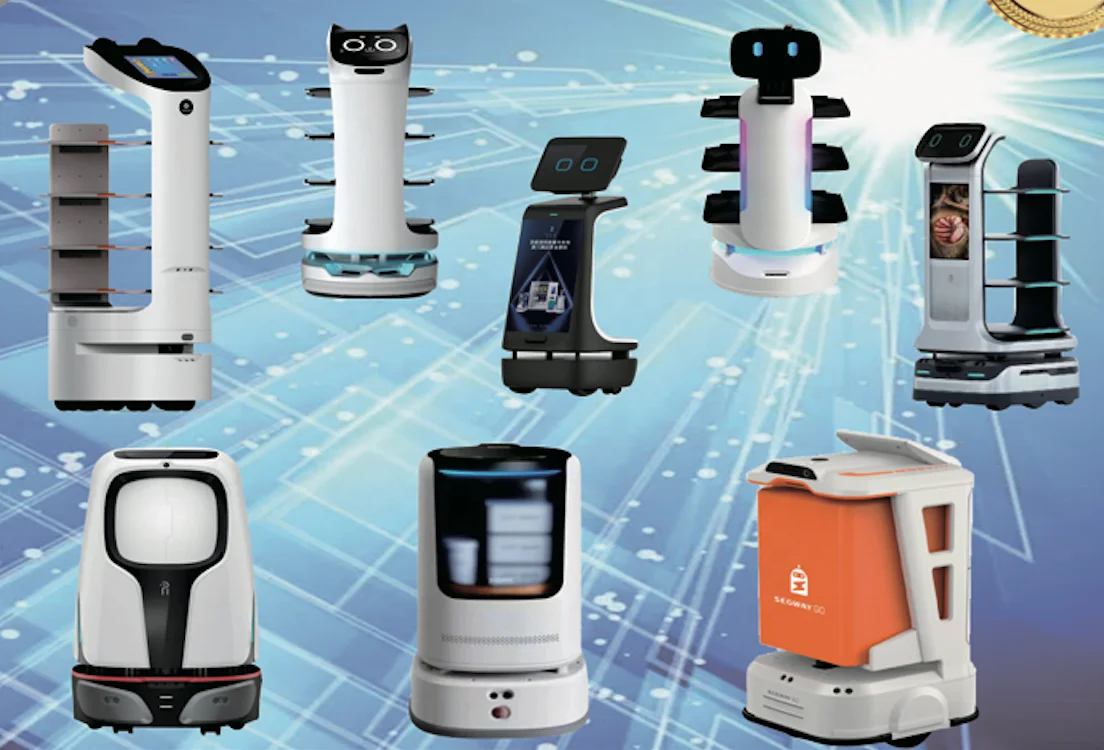 Robot Manufacturer/Company Commercial Service Delivery Robot Ladder Control System Hotel Delivery Robot/AI Robot