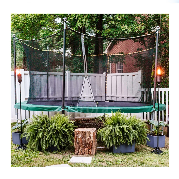 Party rental equipment cama elastica trampolin para ejercicio kids bungee trampoline mat outdoor kids jumper bed