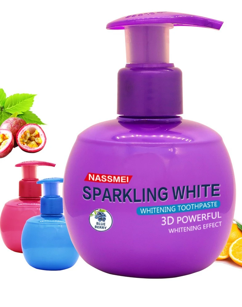 
Pressing baking soda whitening fruit toothpaste, OEM/ODM customized 