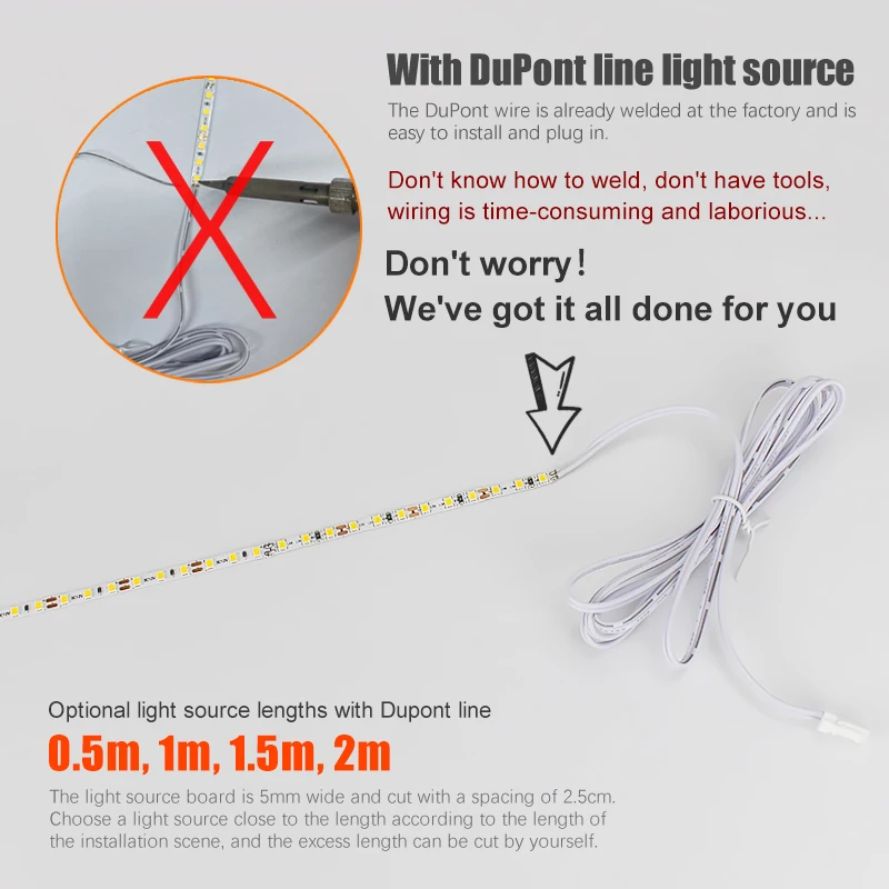 Светодиодная лампа для шкафа 12 В