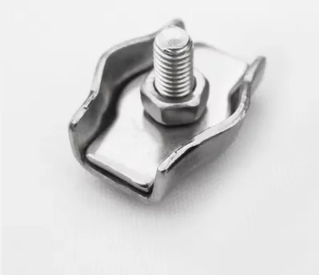304 Stainless Steel Simplex Wire Rope Clamp Single Bolt Cable Clamp 2mm for 1/16 Diameter Wire Rope