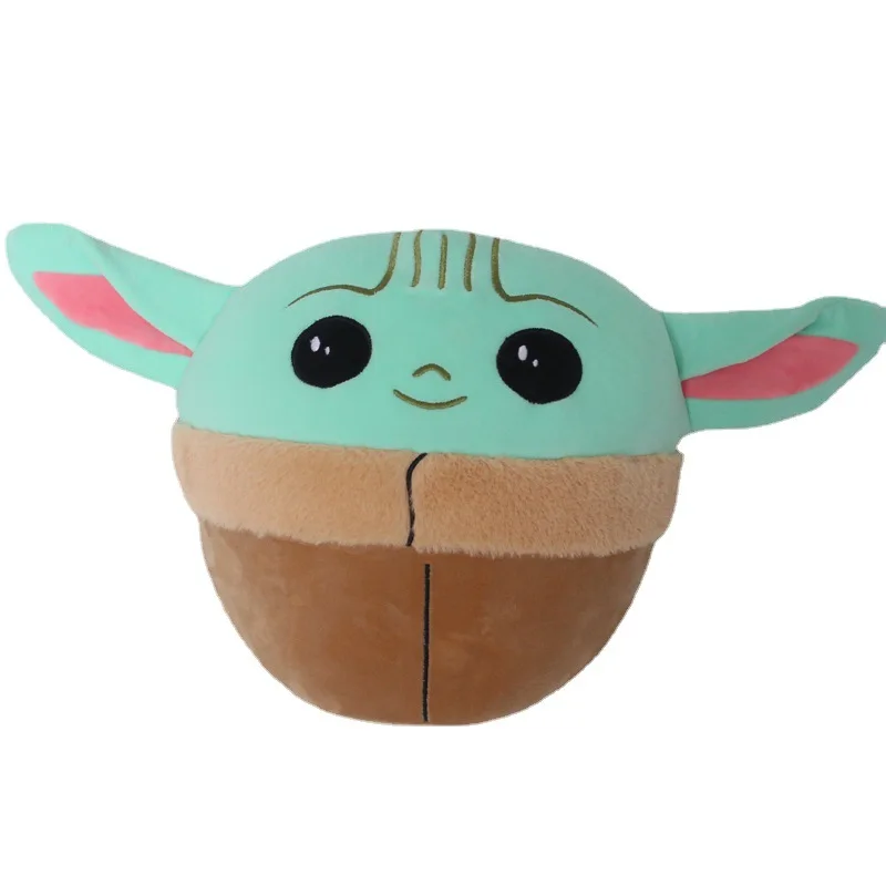 Wholesale Hot Selling New Cute Baby Yoda Pillow Yoda Pillow Plush Toy For Children Home Decoration