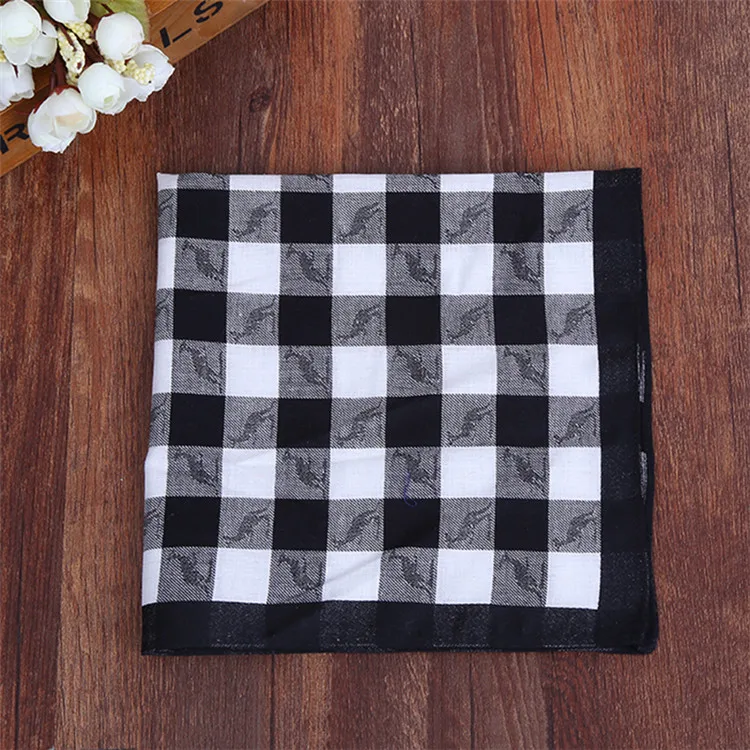 
Manufactures Cheap Small Men 100% Cotton Plain Square Handkerchiefs 