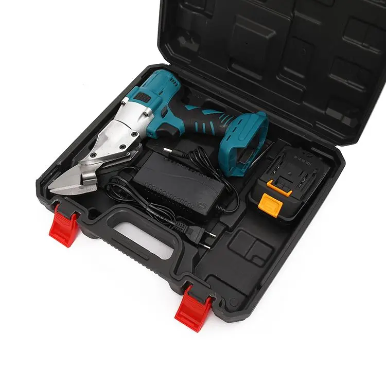 Portable 3.0AH Lithium Battery Cordless Electric Aviation Scissors Hedge Trimmer for Iron Sheet Industry Scissors Power Tools