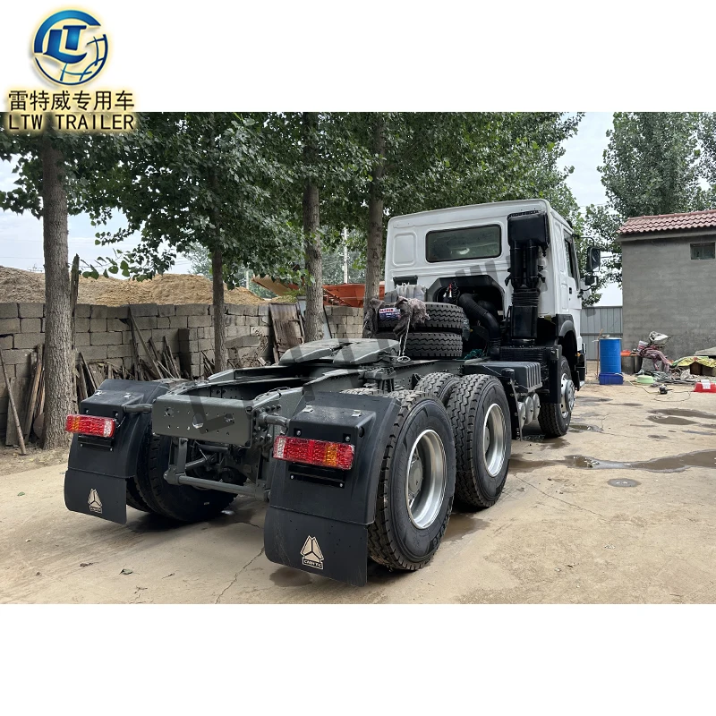 Hot sale 10 wheel sino howo used 6x4 truck head trailer 371hp 375hp 420hp Used Tractor Truck for sale