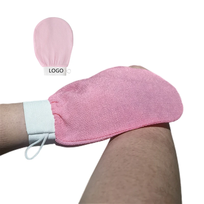 Multi Color Optional Single-Layer Viscose Gloves Bath For Shower Exfoliating