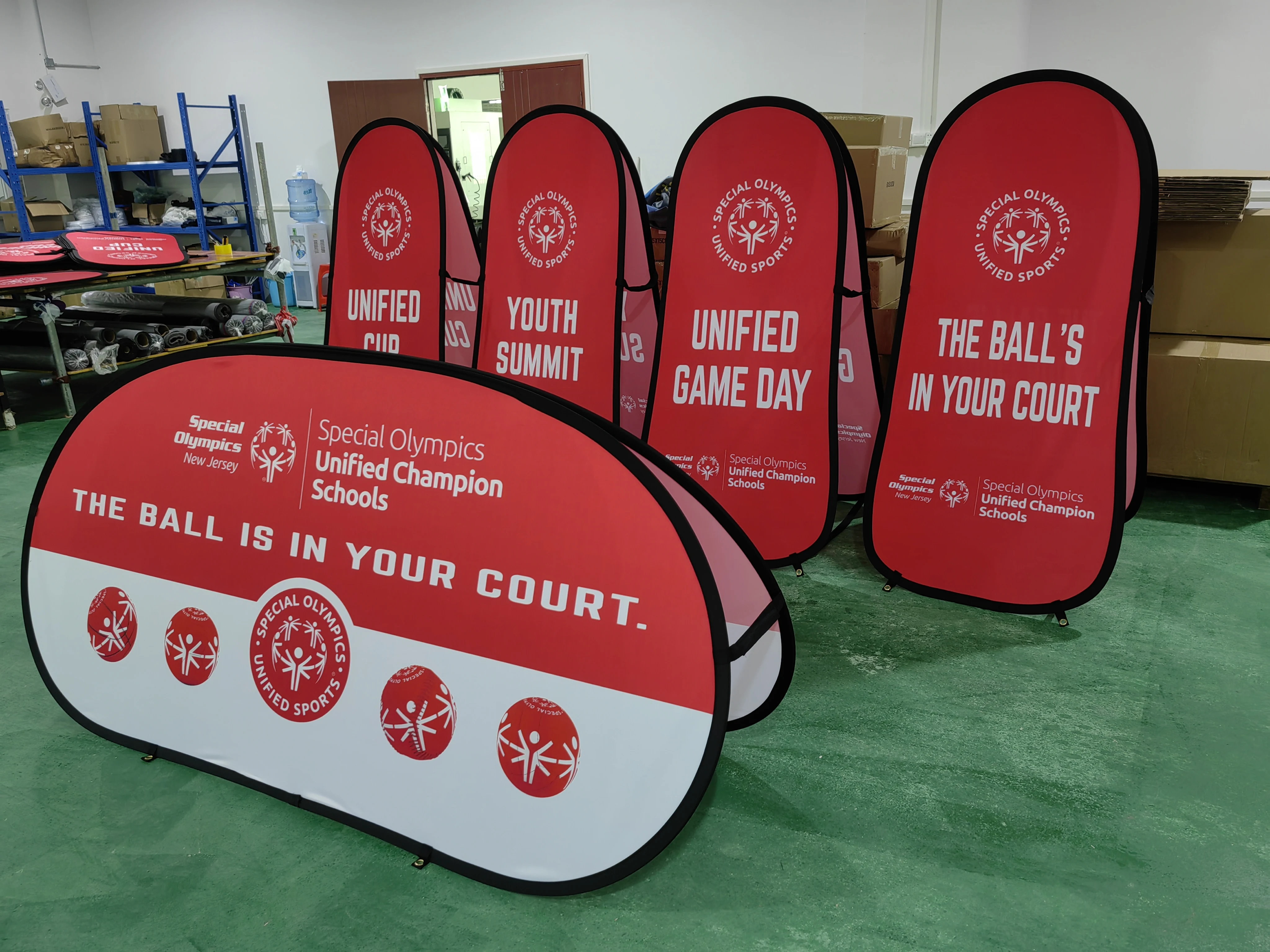 Factory Price Promotion Outlet Double-side Advertisement Outdoor Foldable Pop-up A-frame Sports Frame Elastic A Banner