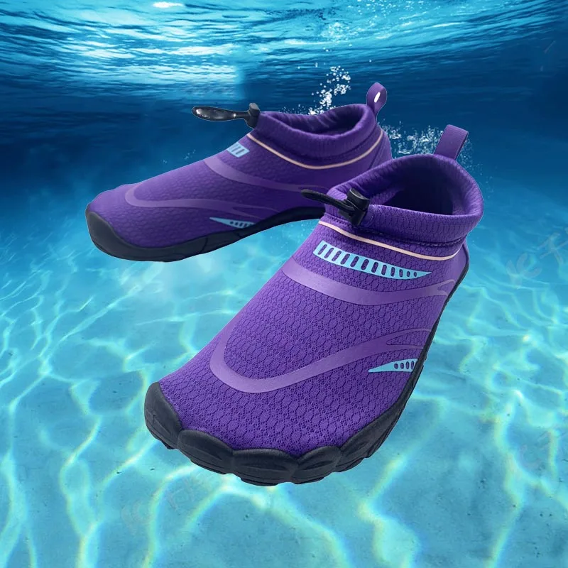 Bosirui aqua unisex beach shoes 2024 water shoes swimming surfing diving shoes wetsuit booties sport beach slipper
