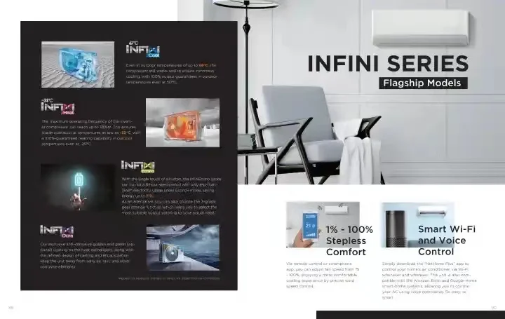 Midea 12000 btu cooling only vrf system smart wall mounted indoor unit dc china air conditioner manufacturers