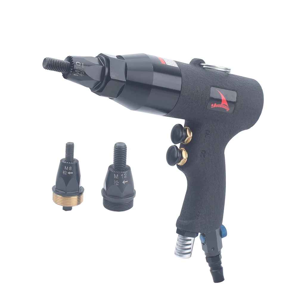 M8 M10 M12 Pneumatic Nut Riveter  Air Rivet Gun Tool Only for Aluminum and Iron Rivet Nuts