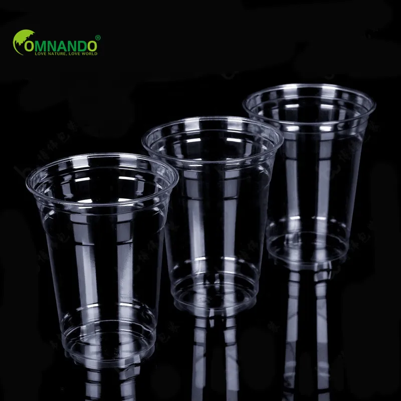 High quality hard disposable clear plastic cup