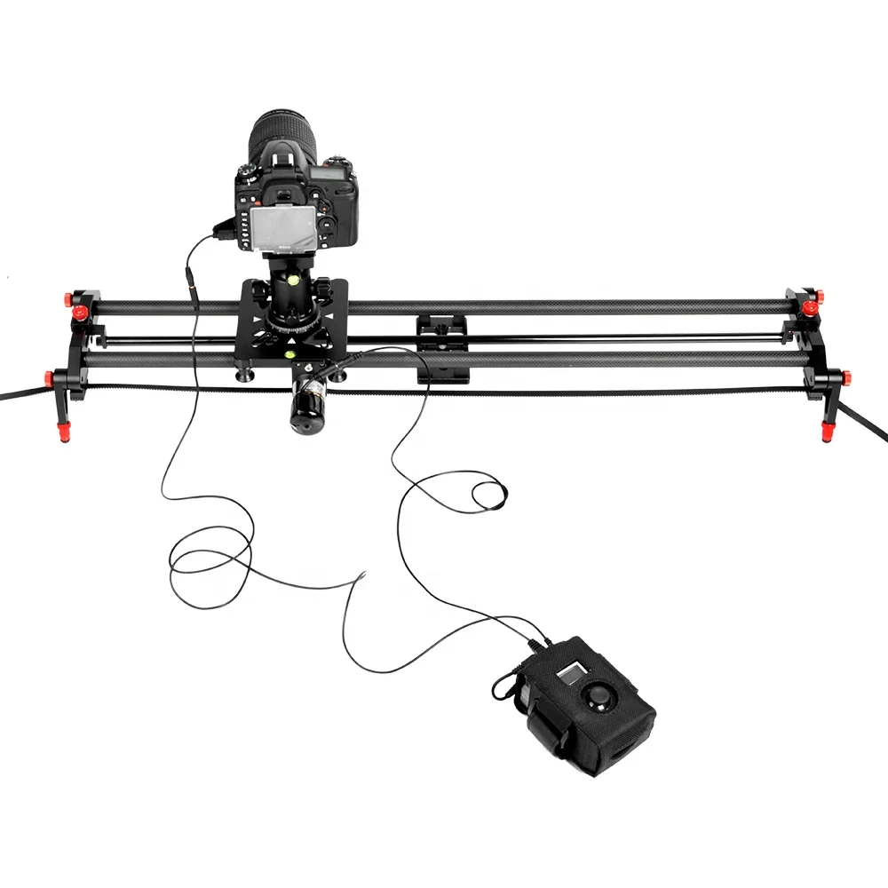 Portable camera track Freshphoto 100cm carbon fiber shooting moving auto photography dv camera electronic slider