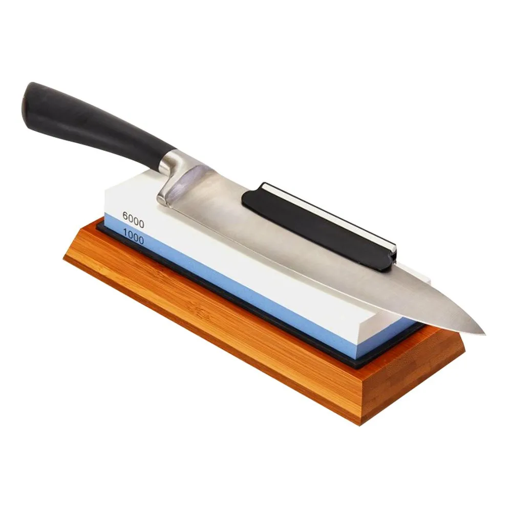 2 боковых нож для ножей точильный камень мокрого камня