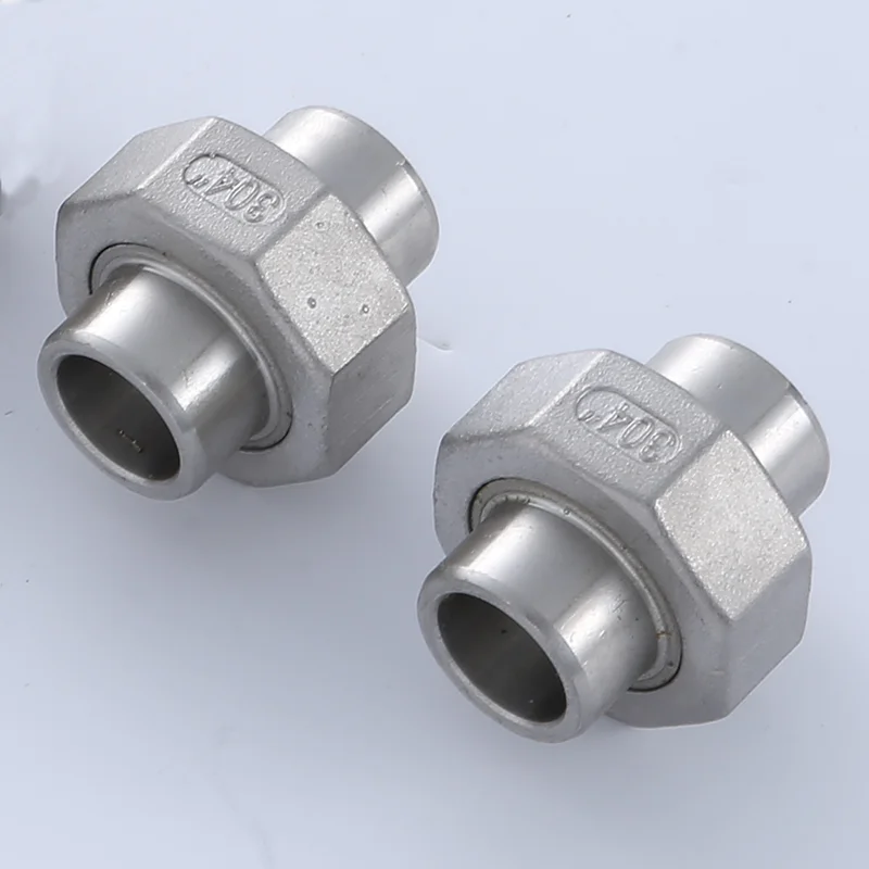 Professional Design Stainless Steel Socket Weld End Union Fitting 304 Stainless Steel Double Header Welded By Yam Butt