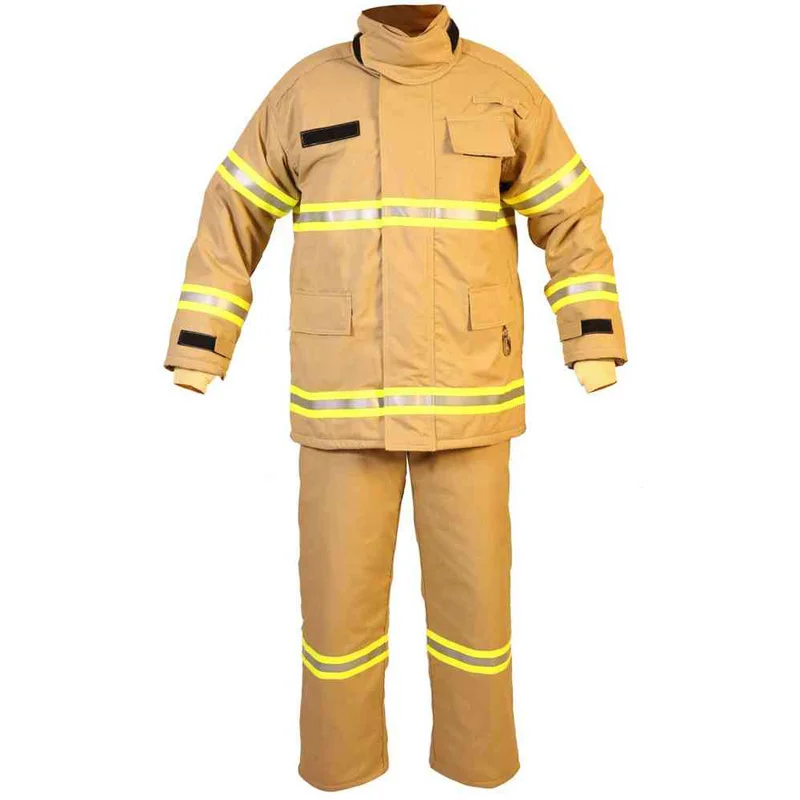 Wholesale High Quality Fire Fighting Europe Standard CE EN469 4 Layers Aramid Fireman Firefighting Firefighter Suit