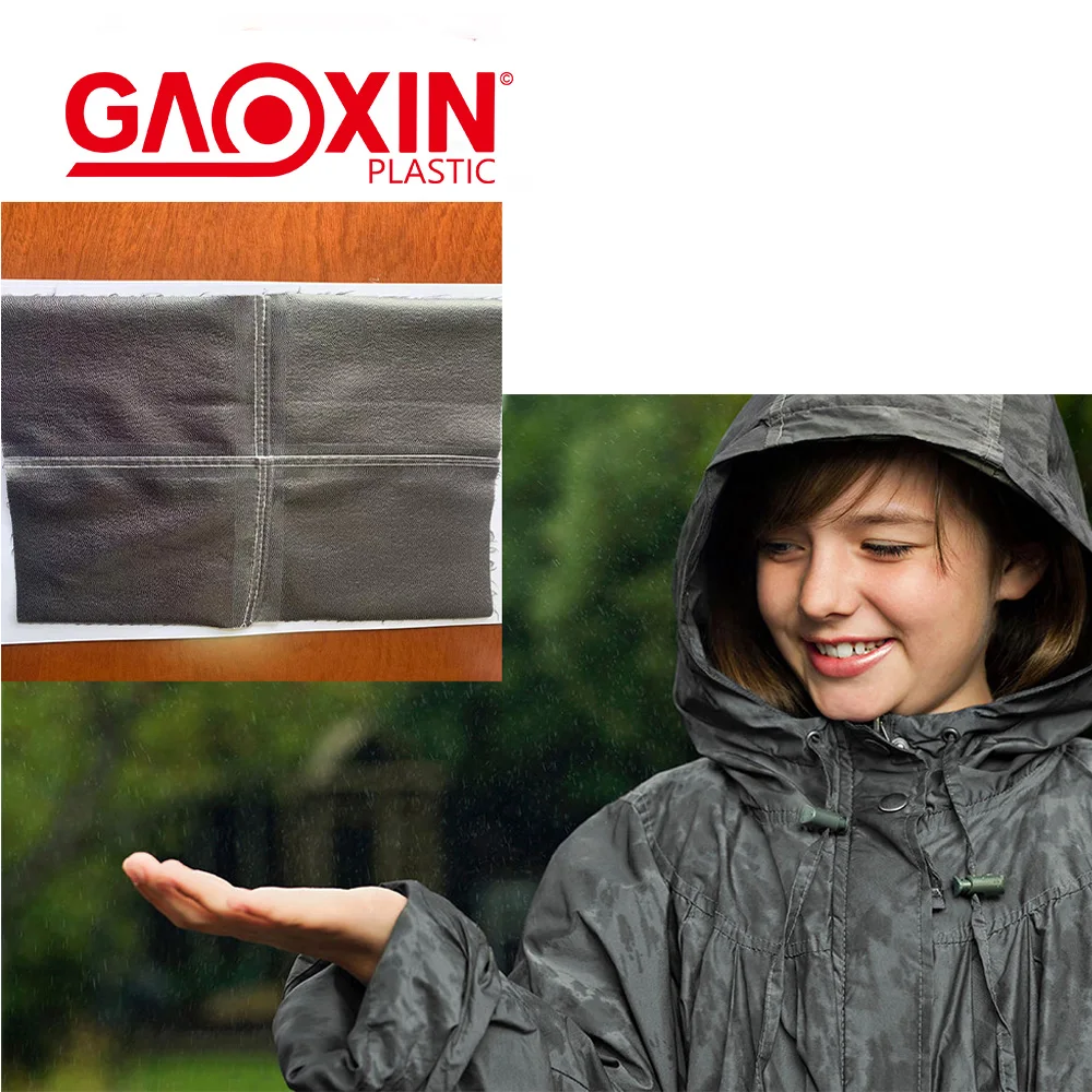 Rain Overcoat Rain Poncho Plastic Raincoat 2L colored seam Tape for raincoat Manufacturer