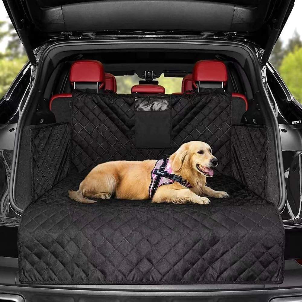 Hot cross-border car trunk protection mat car waterproof pet ma dog ma SUV car mat Oxford cloth pet mat