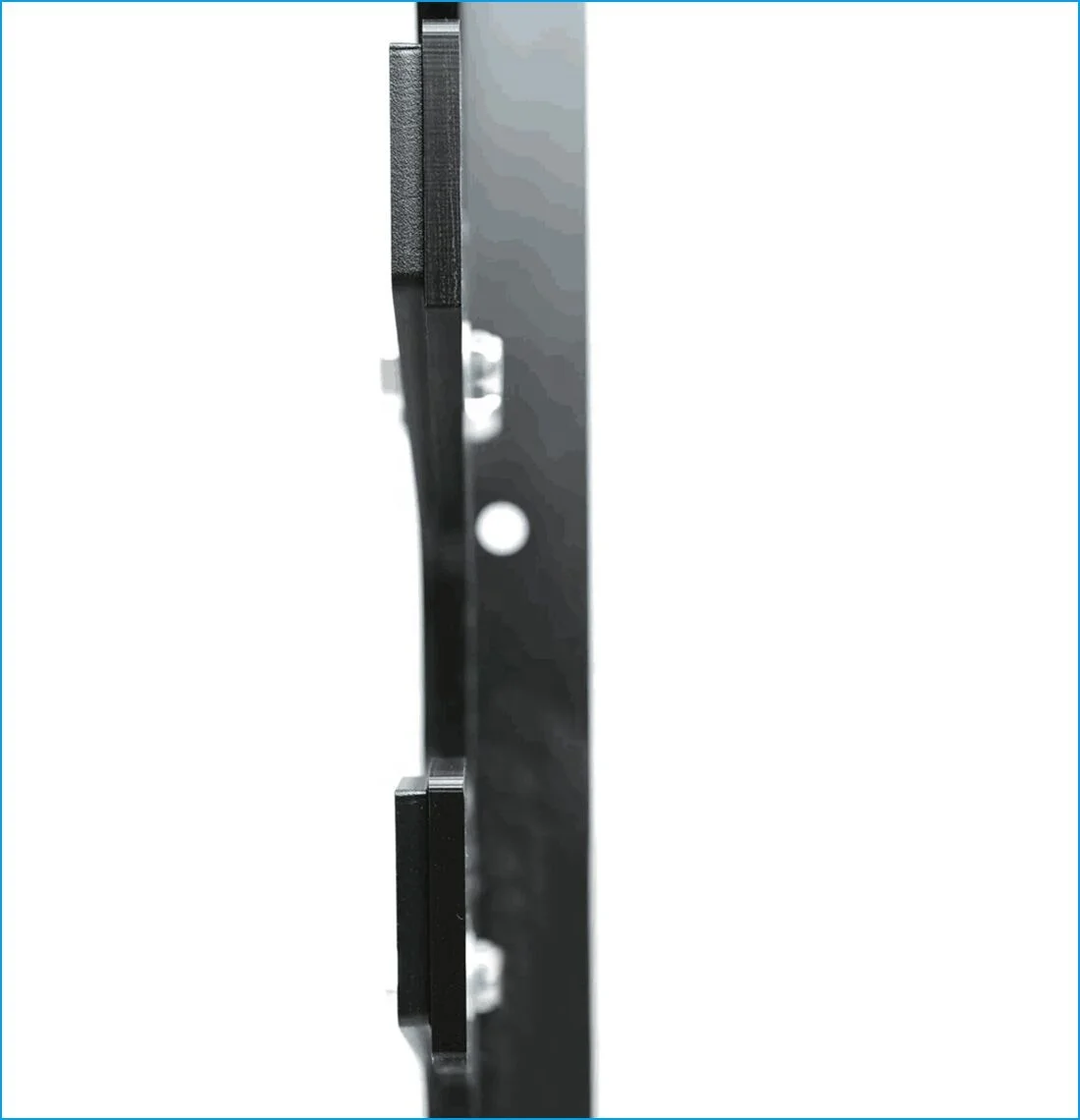 SMARTFIT gym fitness horizontal wall mounted barbell gun storage rack 6 bar holder