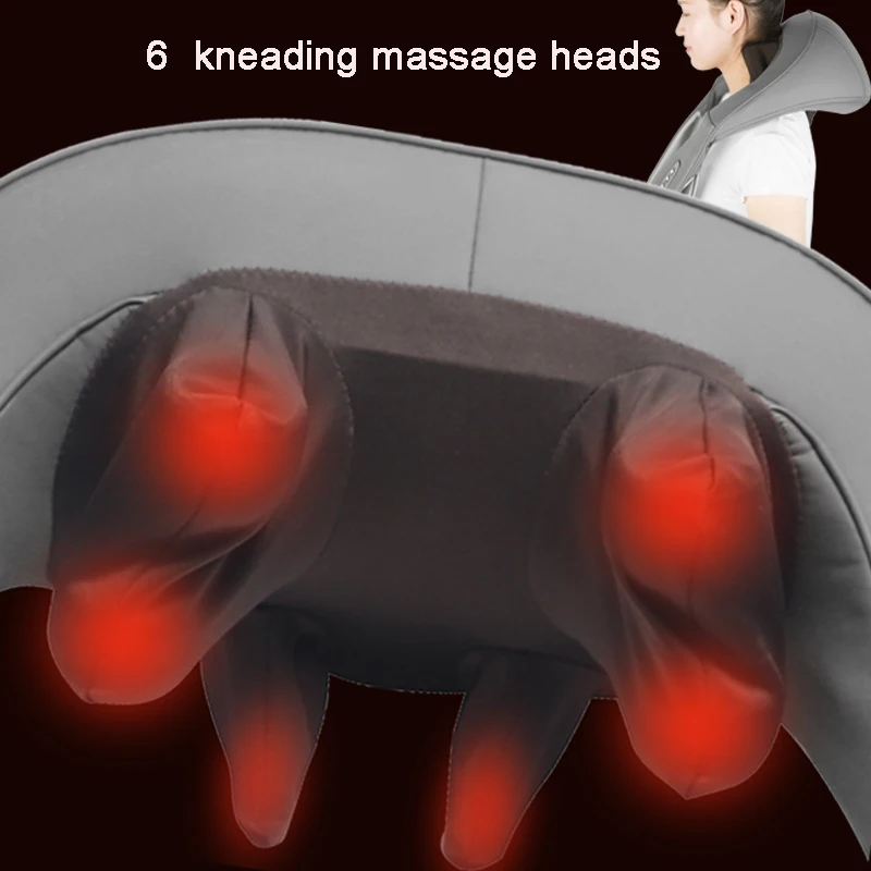 Custom Neck shoulder massage machine device wireless shiatsu physical therapy back and neck massager for Body