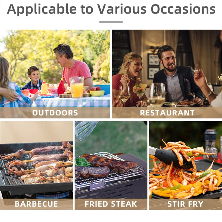 high quality multifunctional BBQ net grill pan outdoor small camping portable gas oven