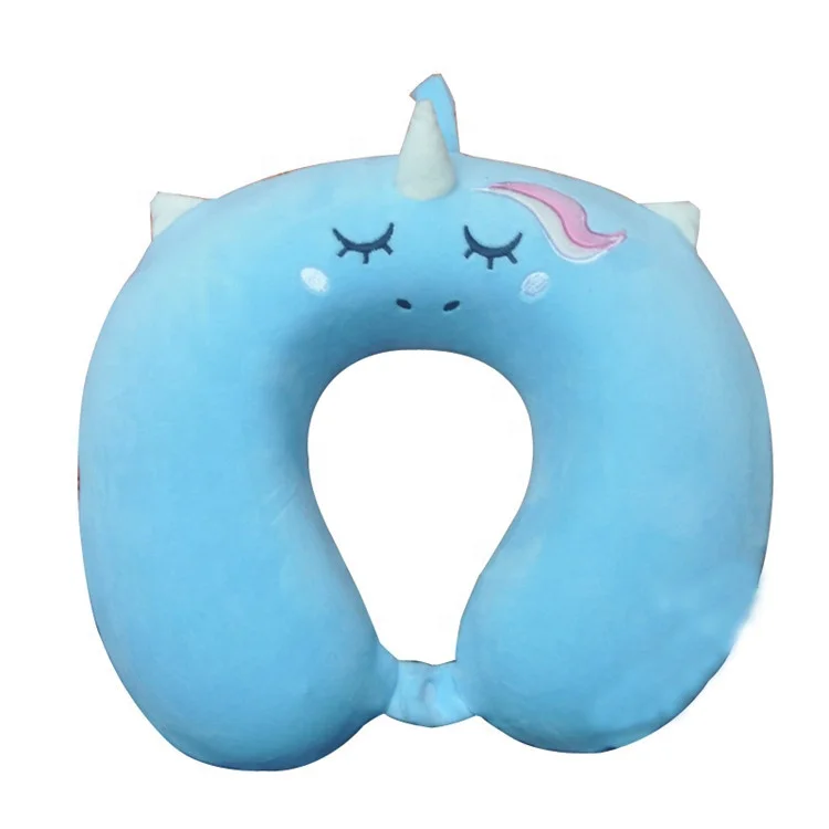 
Unicorn Baby Memory Foam Travel Neck Soft U-Shaped Head Support Pillow for Kids Traveling 