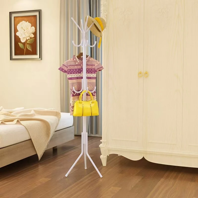 Clothes and Hats Rack Floor Bedroom Coat Hook Bedroom Vertical Tree Branch Shape Holder Hat Scarf Handbag Storage Hanger Rack
