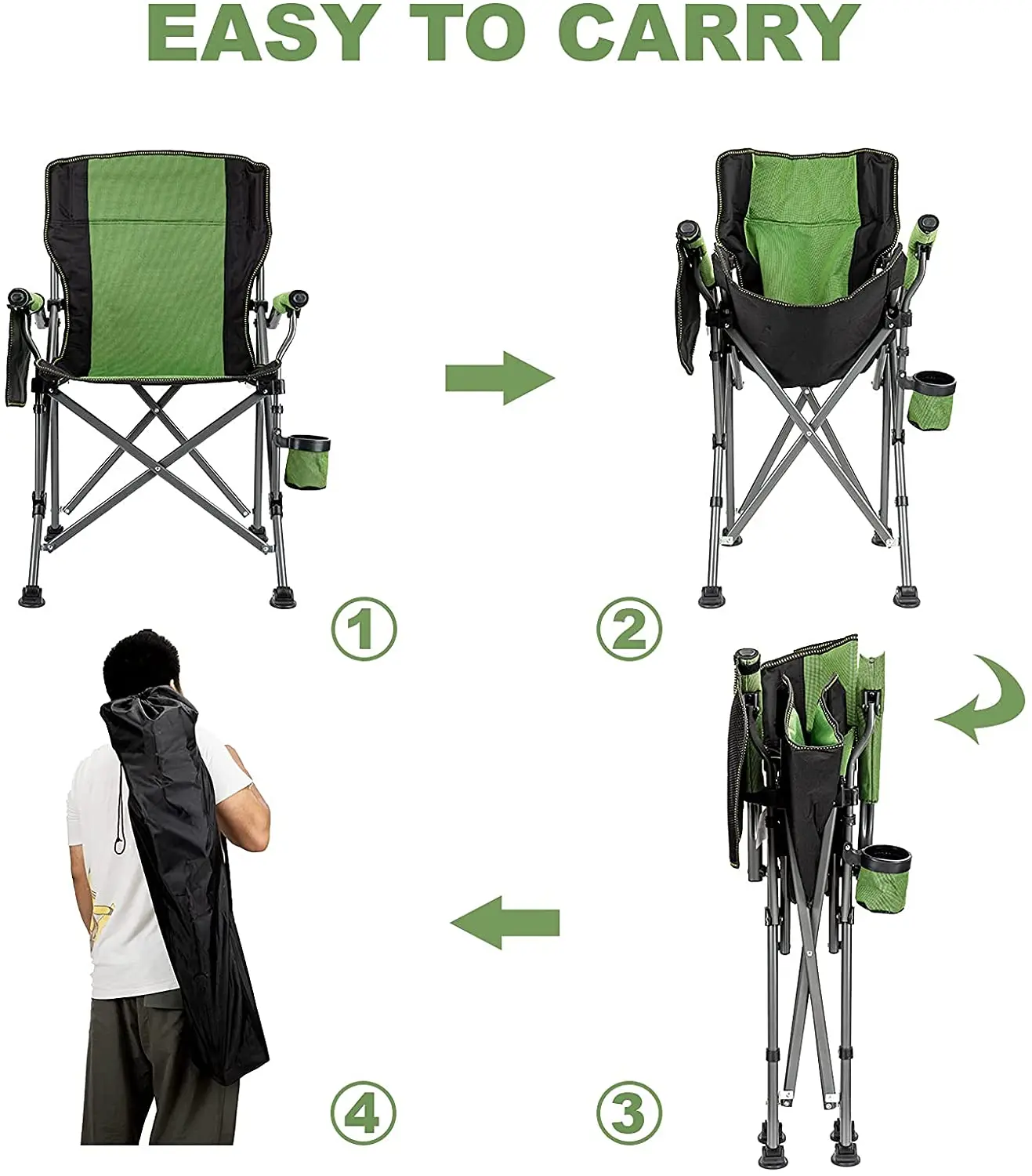 2024 NEW MSR MS298 Cheap Outdoor Foldable Portable Camp Chairs Folding Camping Beach Chair