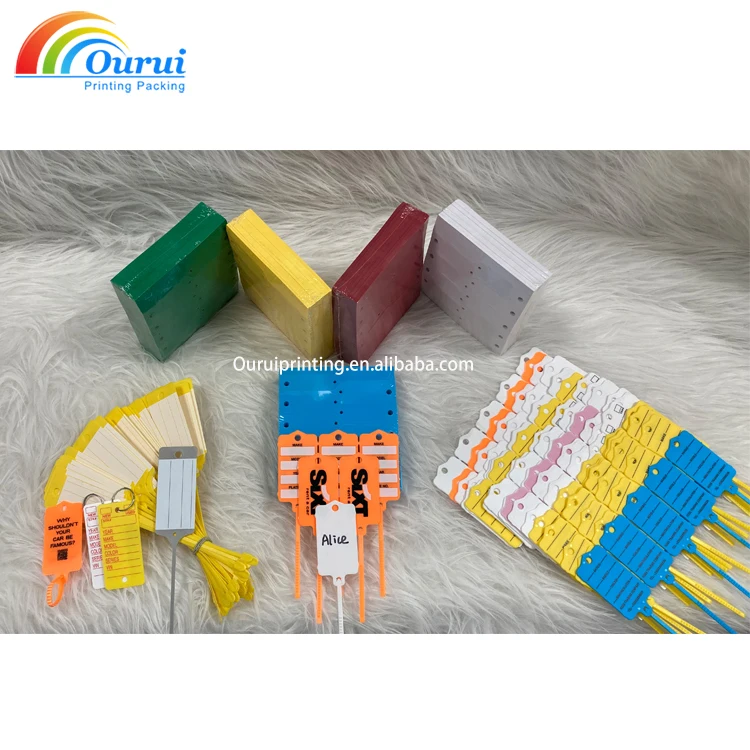 Customized Car Key Tags Factory direct cheap price yellow nylon zip tie passive seal cable tie tag Pvc Plastic Hang Plastic Tags