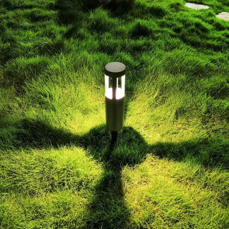 Customized Size 300MM 400MM 600MM 800MM Garden Pillar Lawn Light 110V 220V Outdoor LED Bollard Light