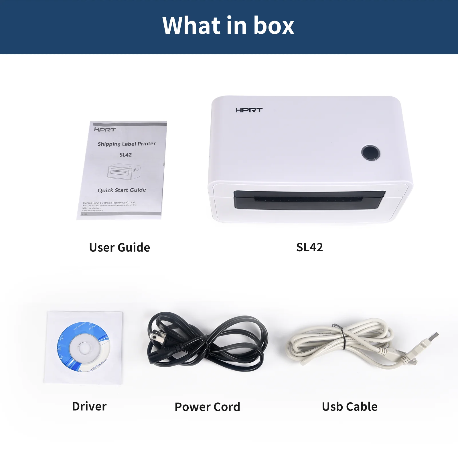 OWNFOLK Wholesale portable thermal printer waybill printer 4x6 shipping label printer Fast Printing