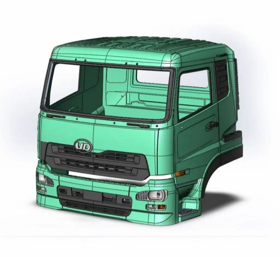 1 / 14 truck model SLA light curing printing Nissan UD Quon shell