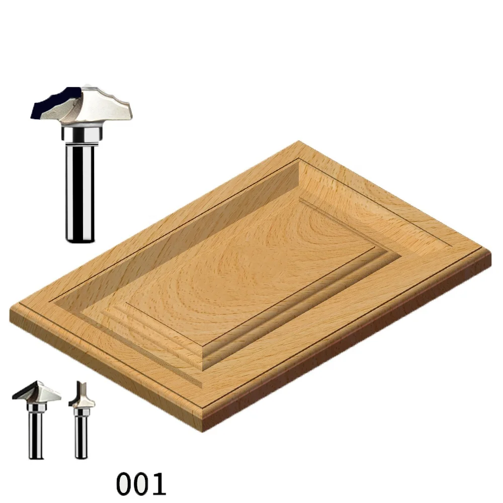 cnc router spare parts Durable Polycrystalline diamond cabinet door making milling cutter set