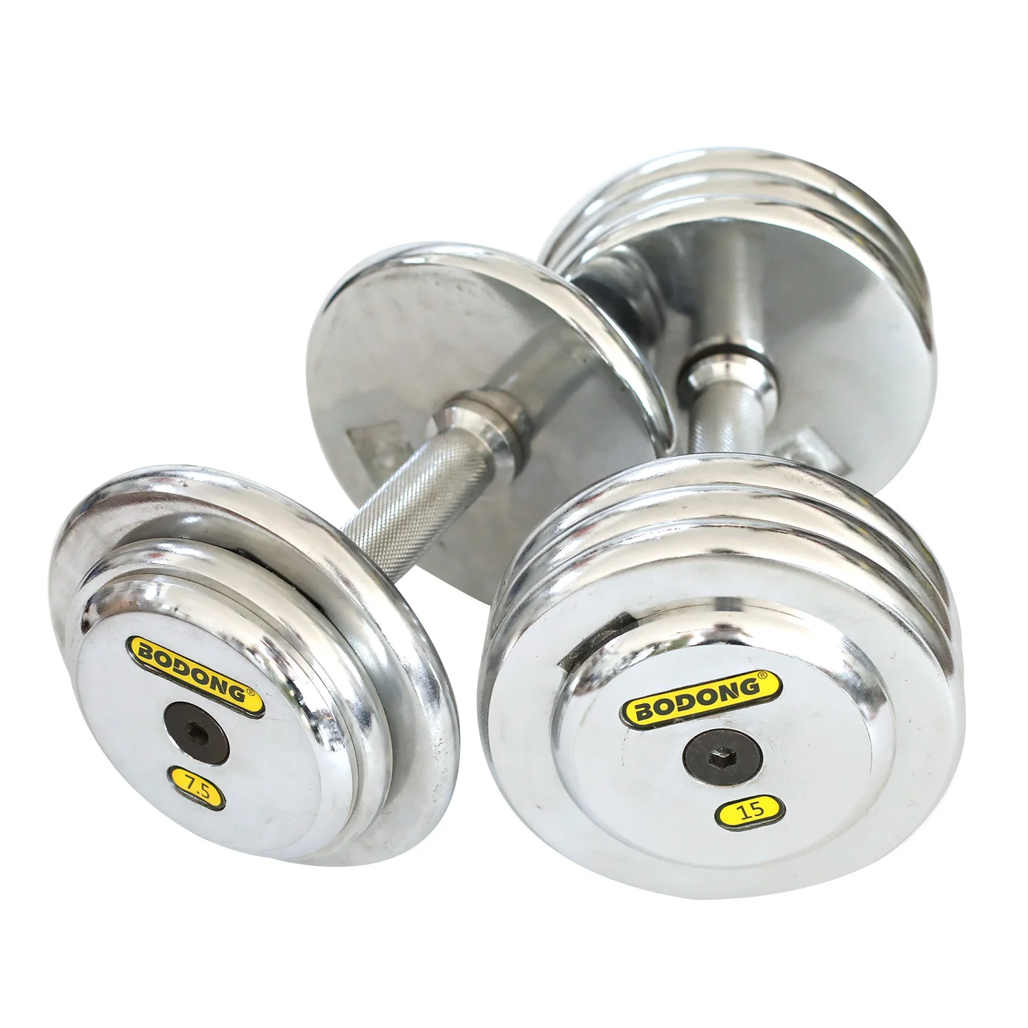 High Quality Weighted Stainless Steel Dumbbell Set Chrome Dumbbells 2.5kg-100kg Dumbbell Free Weights