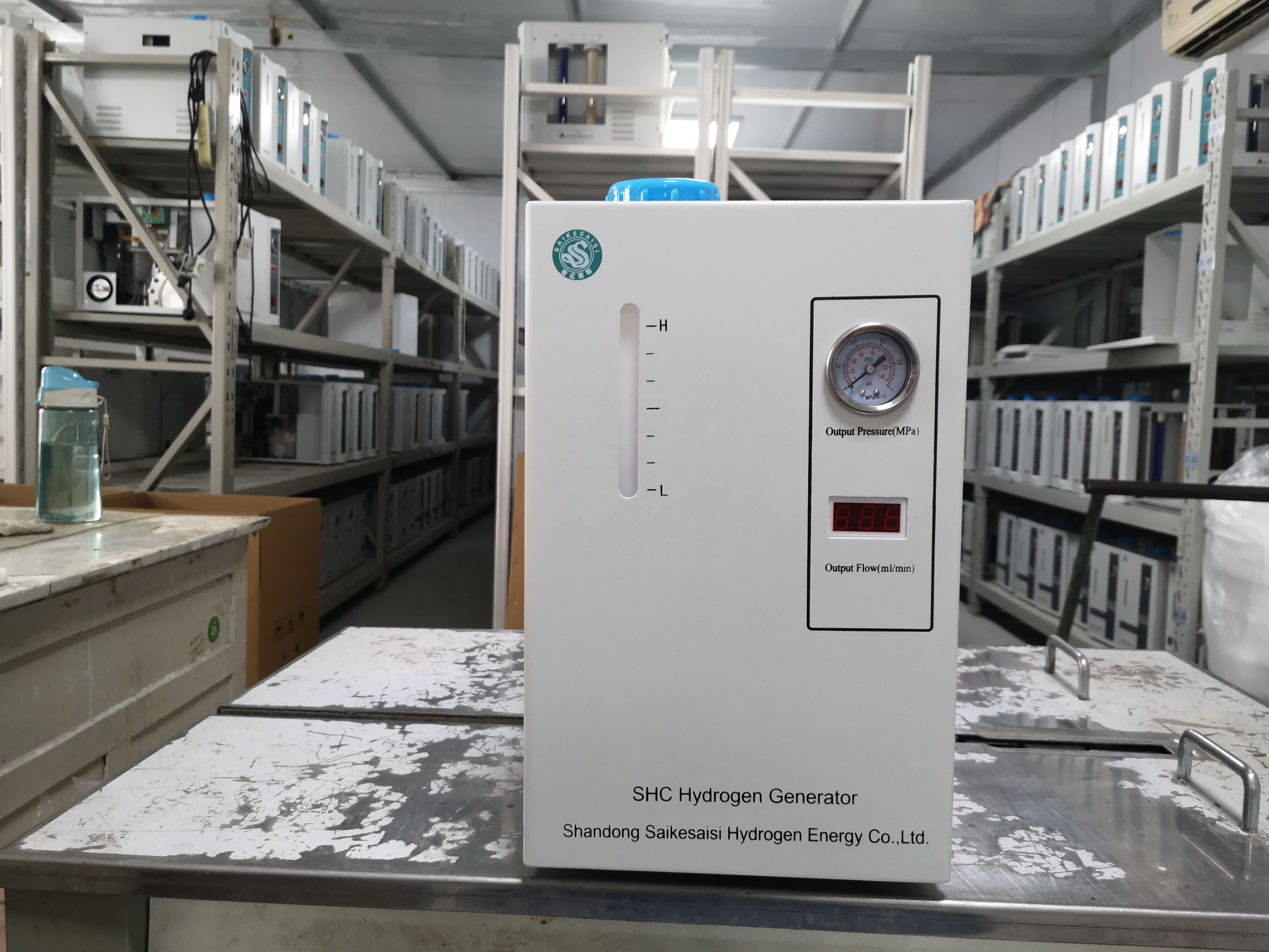 SHC300 hydrogen gas maker generator h2 flow meter