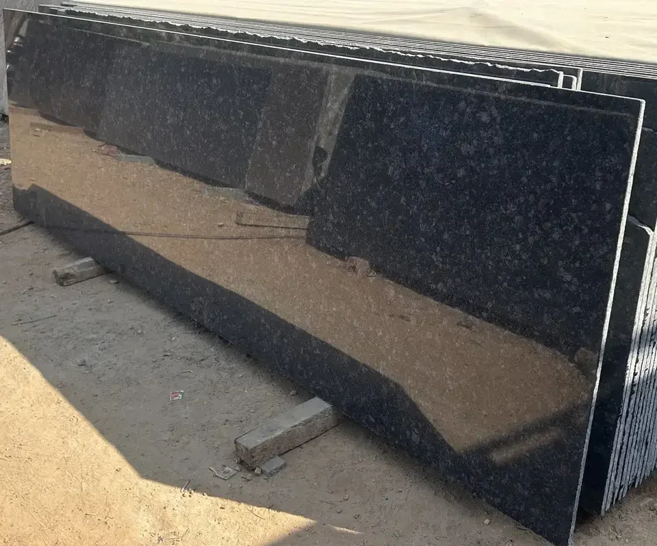 Cheap Polished Natural Stone Royal Blue South Granite Slab for Floor and Wall Decoration Available at Affordable Price