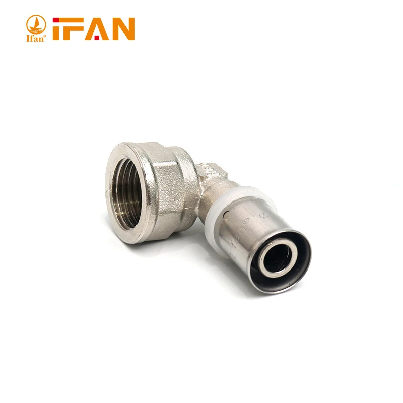 IFAN High Quality PEX Pipe Fittings for Floor Heating Pipe Pex Fittings Brass Elbow for Pex Cramp Fittings