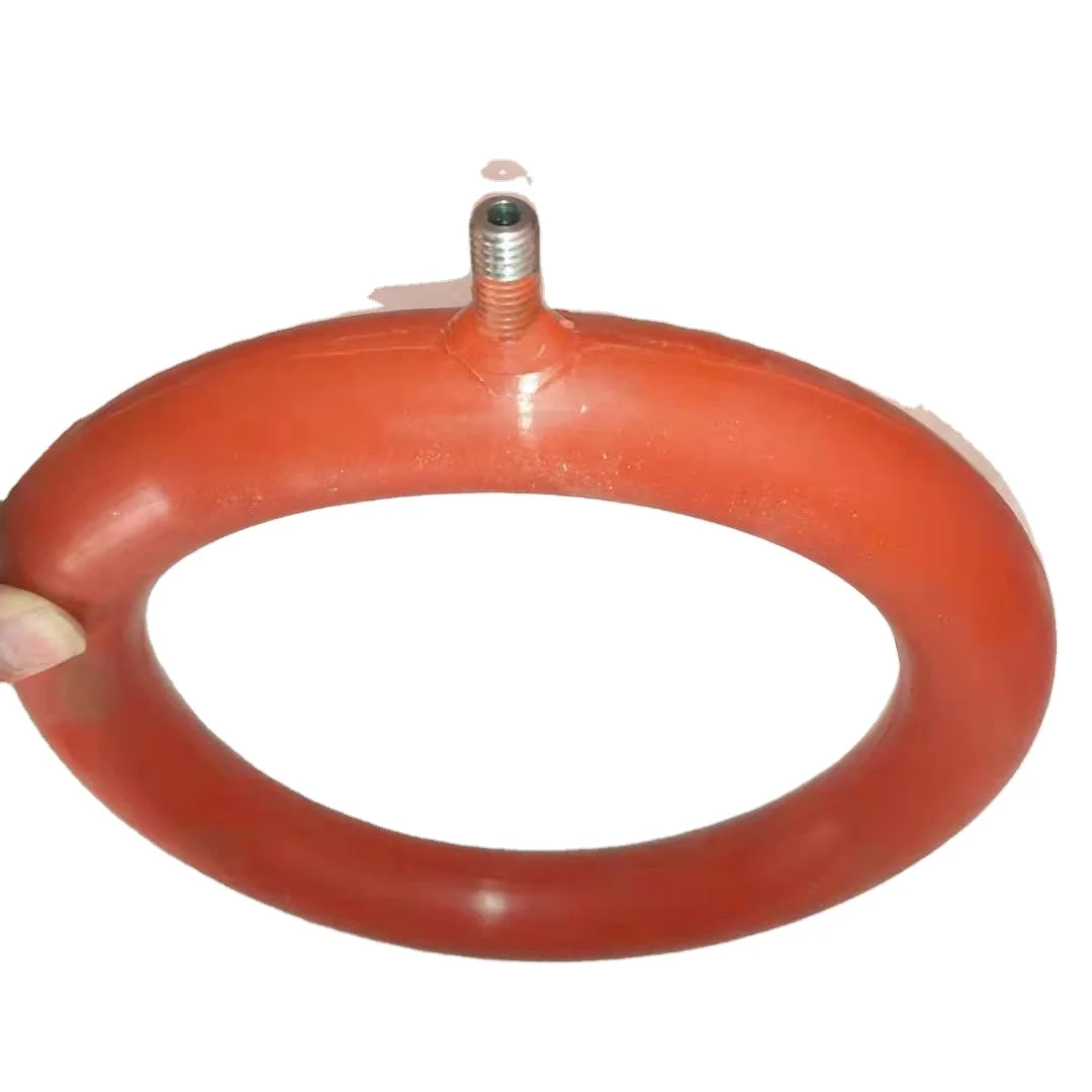 Heat Resisting Grade Inflatable Rubber Ring Inflation Valve Transparent Sealing Customized Silicone Inflatable Ring