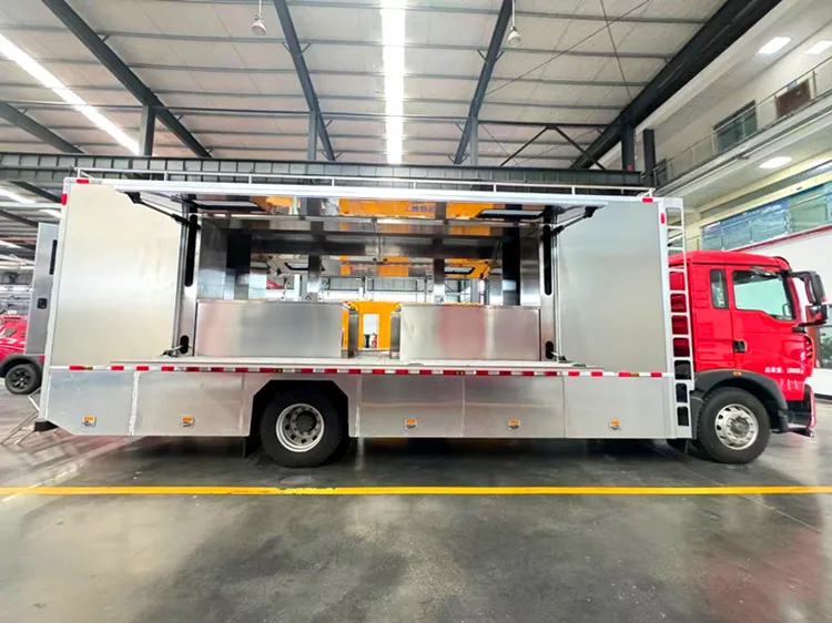 Sinotruk HOWo мобильный кухонный грузовик для приготовления гамбургеров мороженого