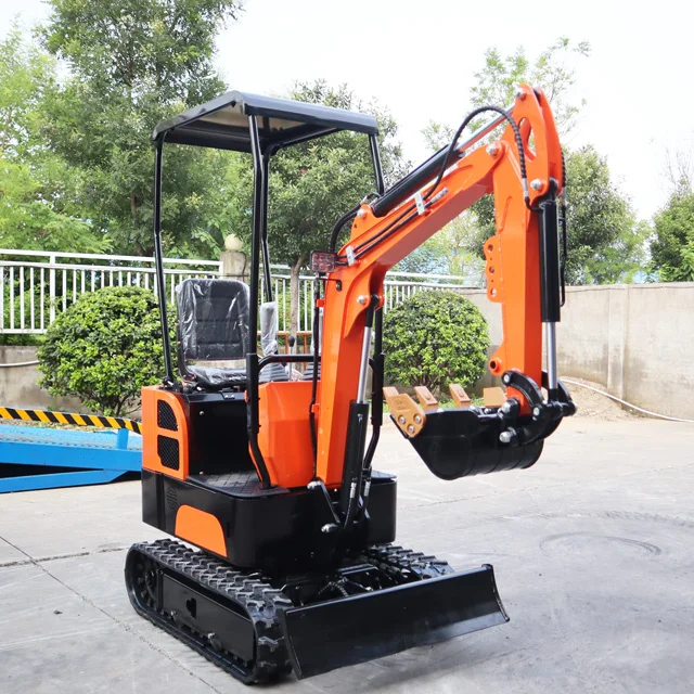 Cheapest China Smallest Mini Excavator 1ton 1000kg Mini  Diesel  Engine For Sale Price