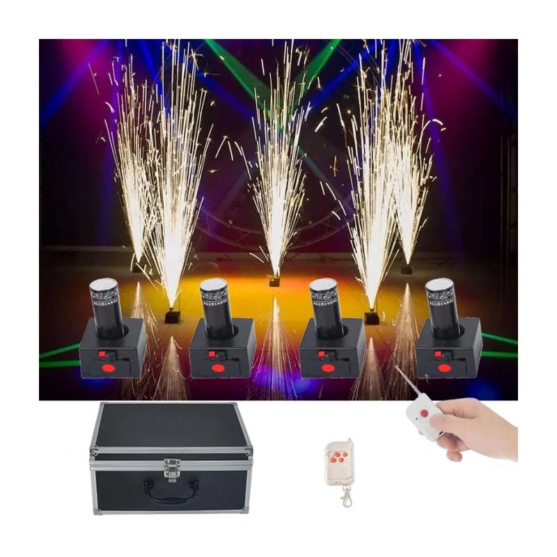 Wholesale Fireworks Ignition Controller For Stage Wedding Party Cold Fireworks Controller 2 Control 4 Battery Model