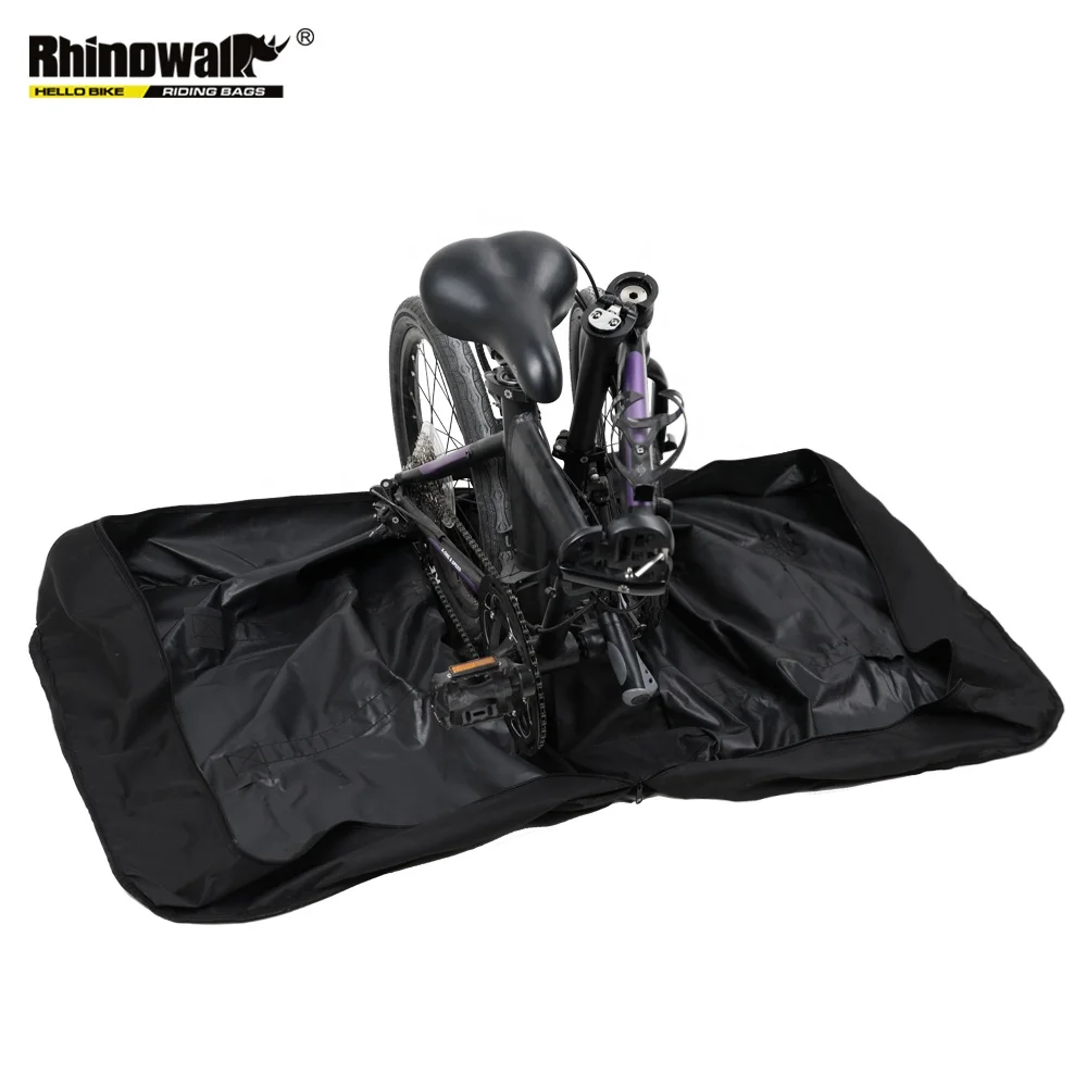 Rhinowalk 20 Inch Folding Bike Carry Bag Portable Bicycle Carry Bag Cycling Bike Transport Case Travel Bicycle Accessories