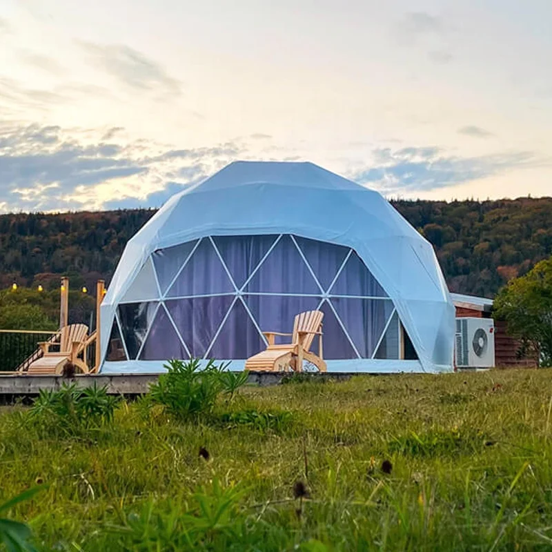 10m Outdoor Family House Luxury Resort Hotel Geodesic Dome Glamping Igloo Tents For Sale