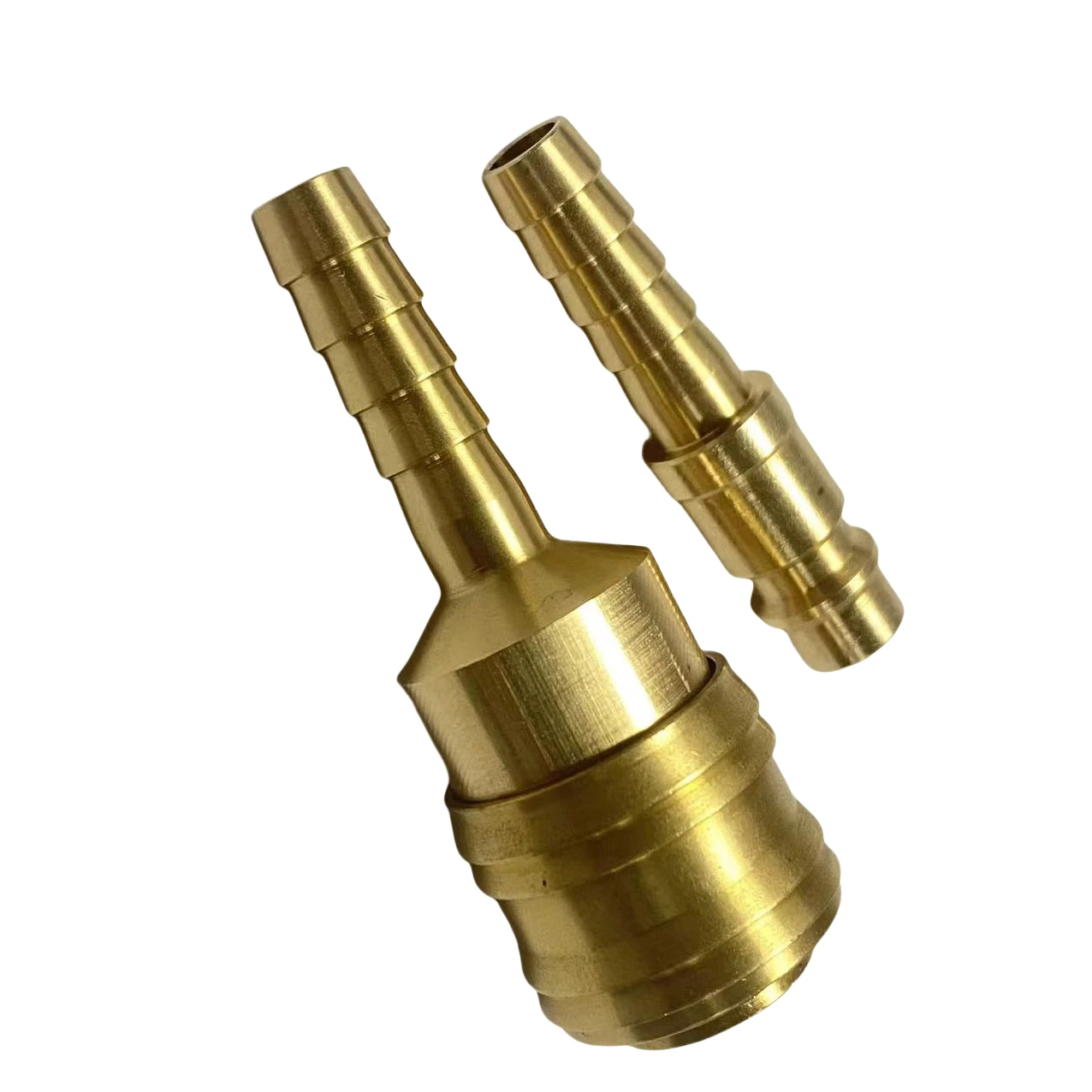 Top quality durable easy connect shut off water hose barb coupler connection quick coupling