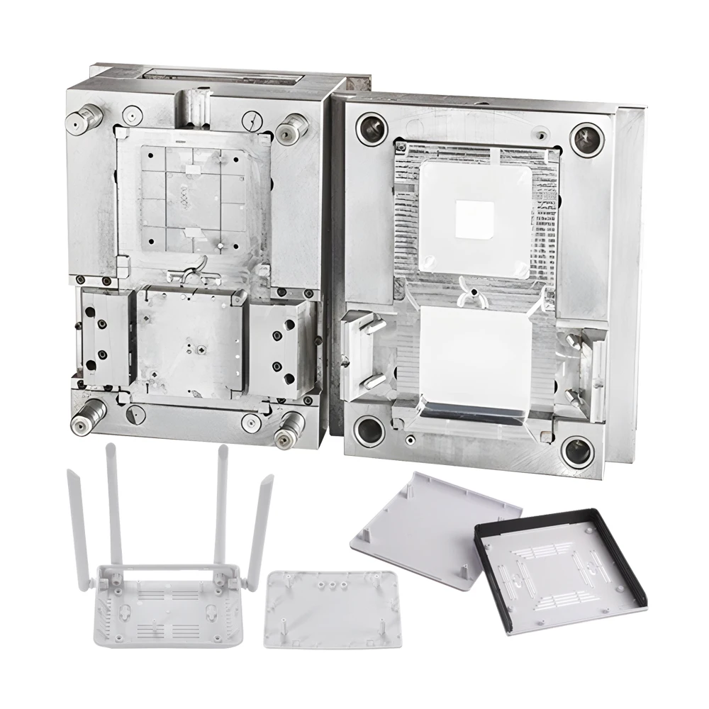 Custom Plastic Router Shell Case Gateway Enclosure Plastic Parts China Pc Injection Moulding Boxes Base Manufacturers