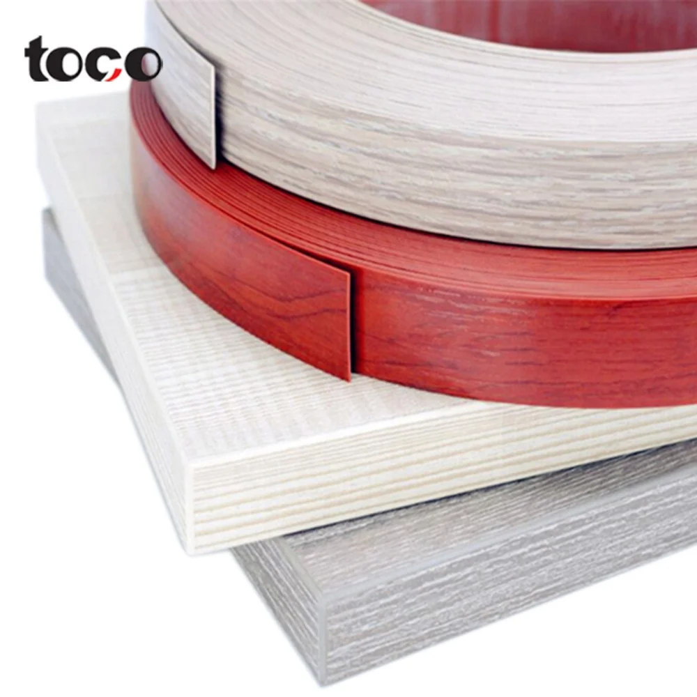 TOCO High Quality Pvc Edge Banding Tape Trim Strip For Furniture Accessory