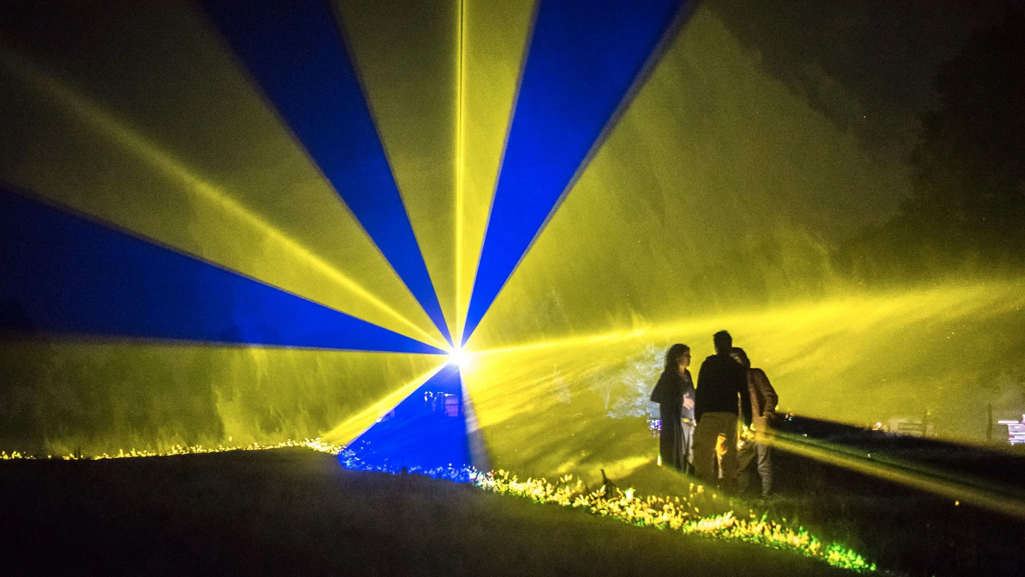 LAYU 50W Laser Light Stage Concert Light Projector for Outdoor DJ Laser Show,Laser Mapping,etc